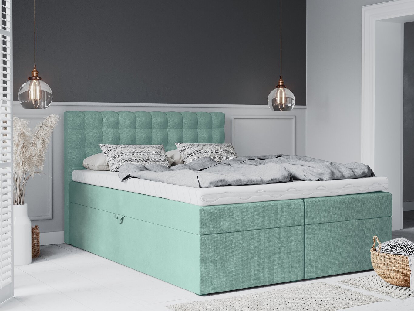 Gulta Mazzini Beds Jade 160x200 cm, gaiši zaļa цена и информация | Gultas | 220.lv