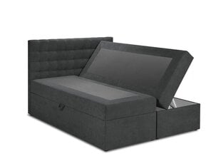 Кровать Mazzini Beds Jade 160x200 см, темно-серая цена и информация | Кровати | 220.lv