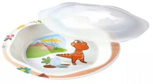 Dino šķīvis ar vāciņu 22cm, plastmasas, Tescoma cena un informācija | Trauki, šķīvji, pusdienu servīzes | 220.lv