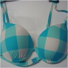 Купальный бюстгальтер Hunkemoller Aqua blue check цена и информация | Купальные костюмы | 220.lv