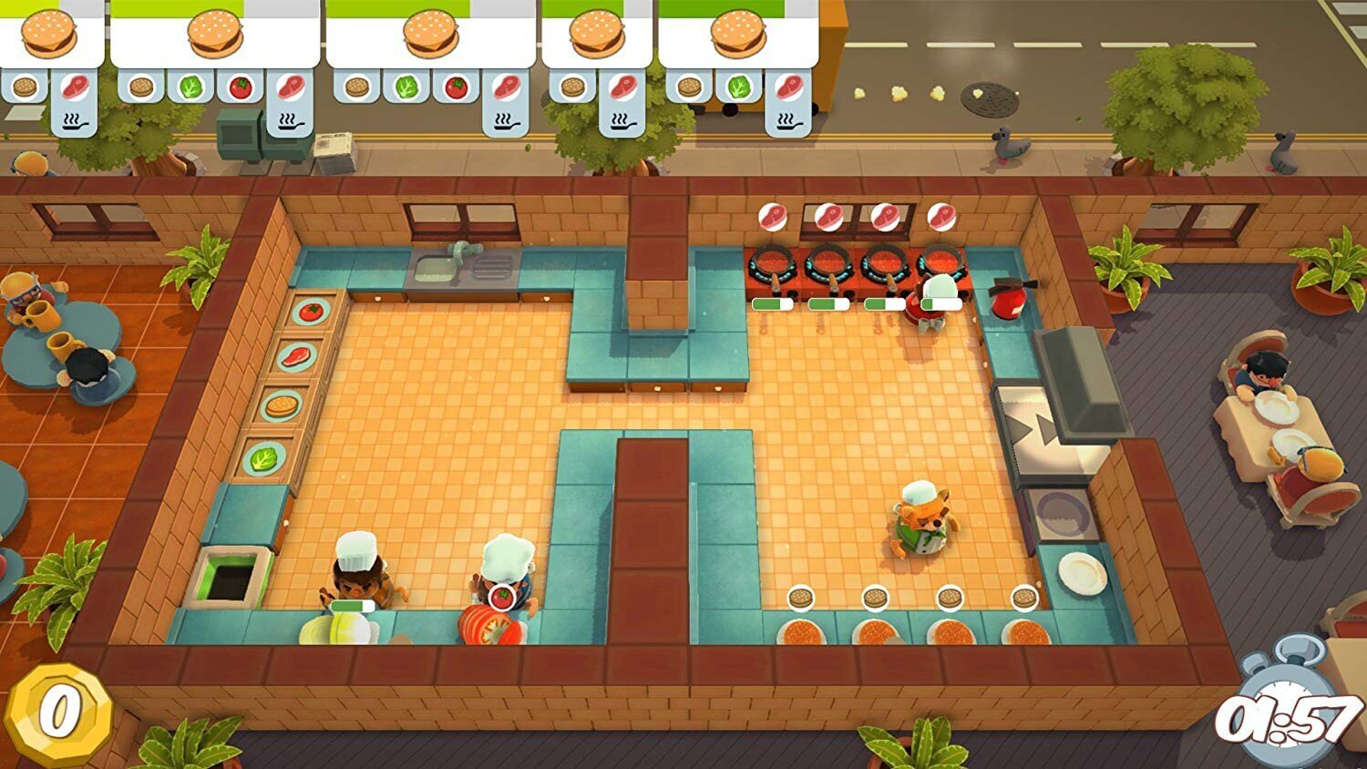 Overcooked! + Overcooked! 2 PS4 cena un informācija | Datorspēles | 220.lv