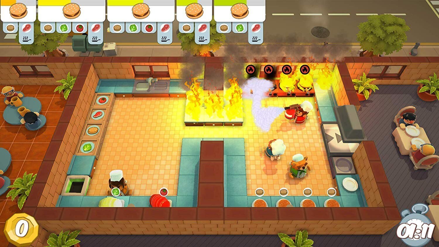 Overcooked! + Overcooked! 2 PS4 цена и информация | Datorspēles | 220.lv