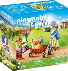 70194 PLAYMOBIL® City Life Бабушка с ребенком цена и информация | Kонструкторы | 220.lv