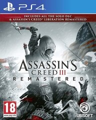 Assassin's Creed III Remastered PS4 cena un informācija | Datorspēles | 220.lv