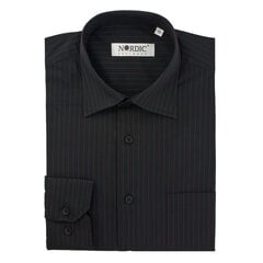 Мжская рубашка NORDIC, прямой силуэт с длинным рукавом цена и информация | Мужские рубашки | 220.lv