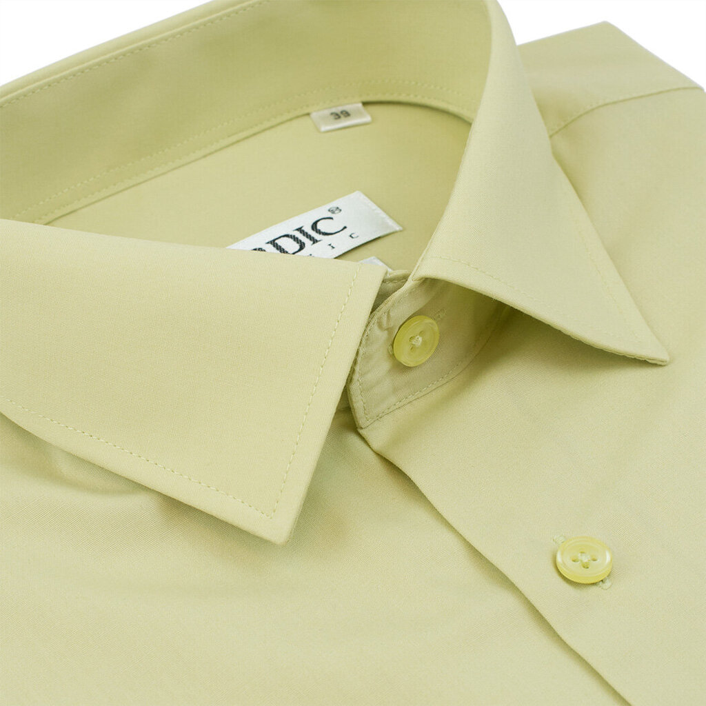 Vīriešu vienkrāsains krekls NORDIC, pieguļošs siluets - Ar garām piedurknēm cena un informācija | Vīriešu krekli | 220.lv