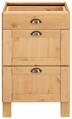 Кухонный шкаф Notio Living Oneill 50 с ящиками, коричневый цена и информация | Кухонные шкафчики | 220.lv