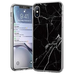 Wozinsky Marble TPU aizsargapavalks paredzēts iPhone 11 Pro Max black цена и информация | Чехлы для телефонов | 220.lv