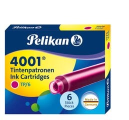 Капсулы Pelikan, розовые, 6 шт. цена и информация | Письменные принадлежности | 220.lv
