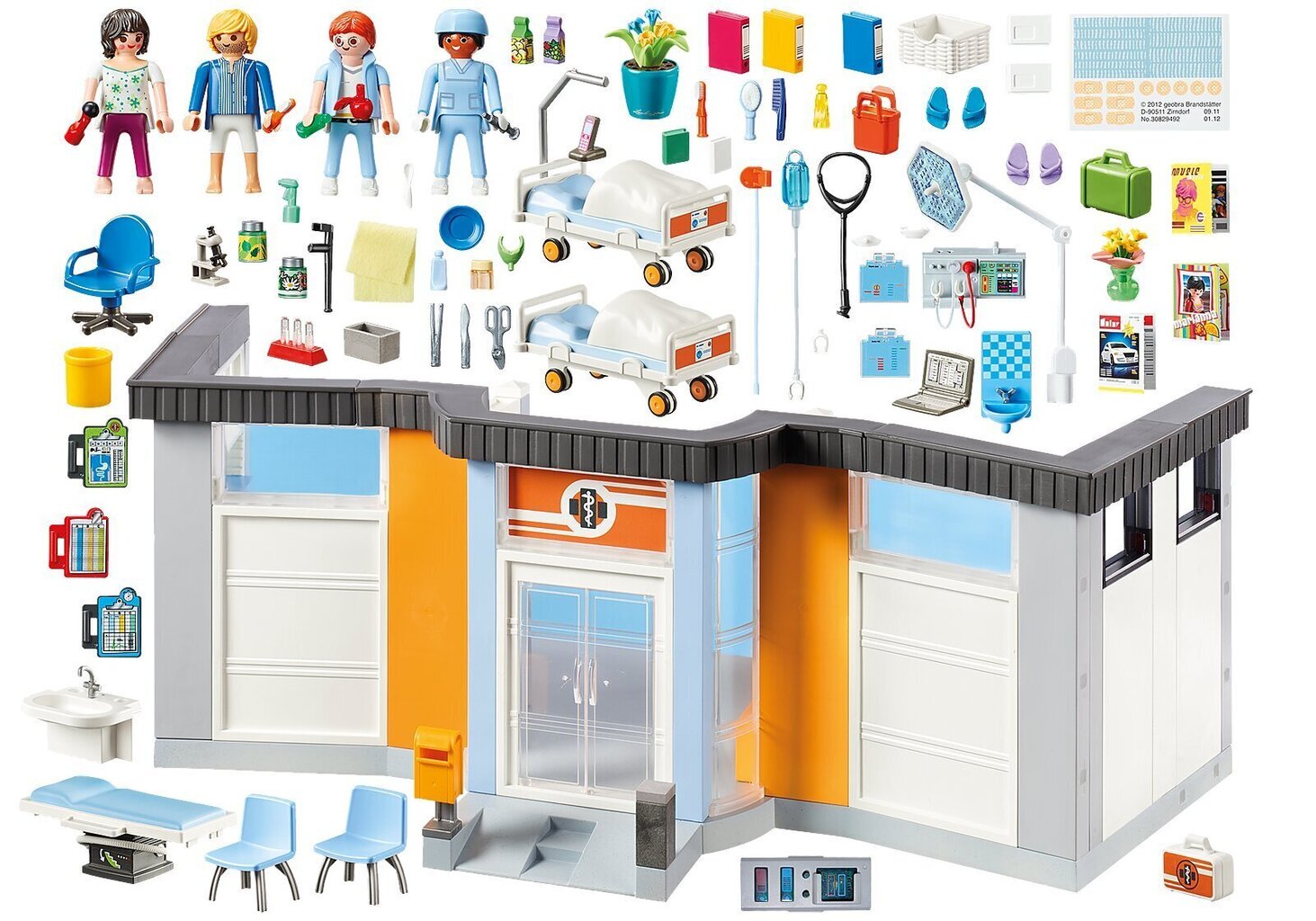 70191 PLAYMOBIL® City Life, Slimnīcas piebūve цена и информация | Konstruktori | 220.lv