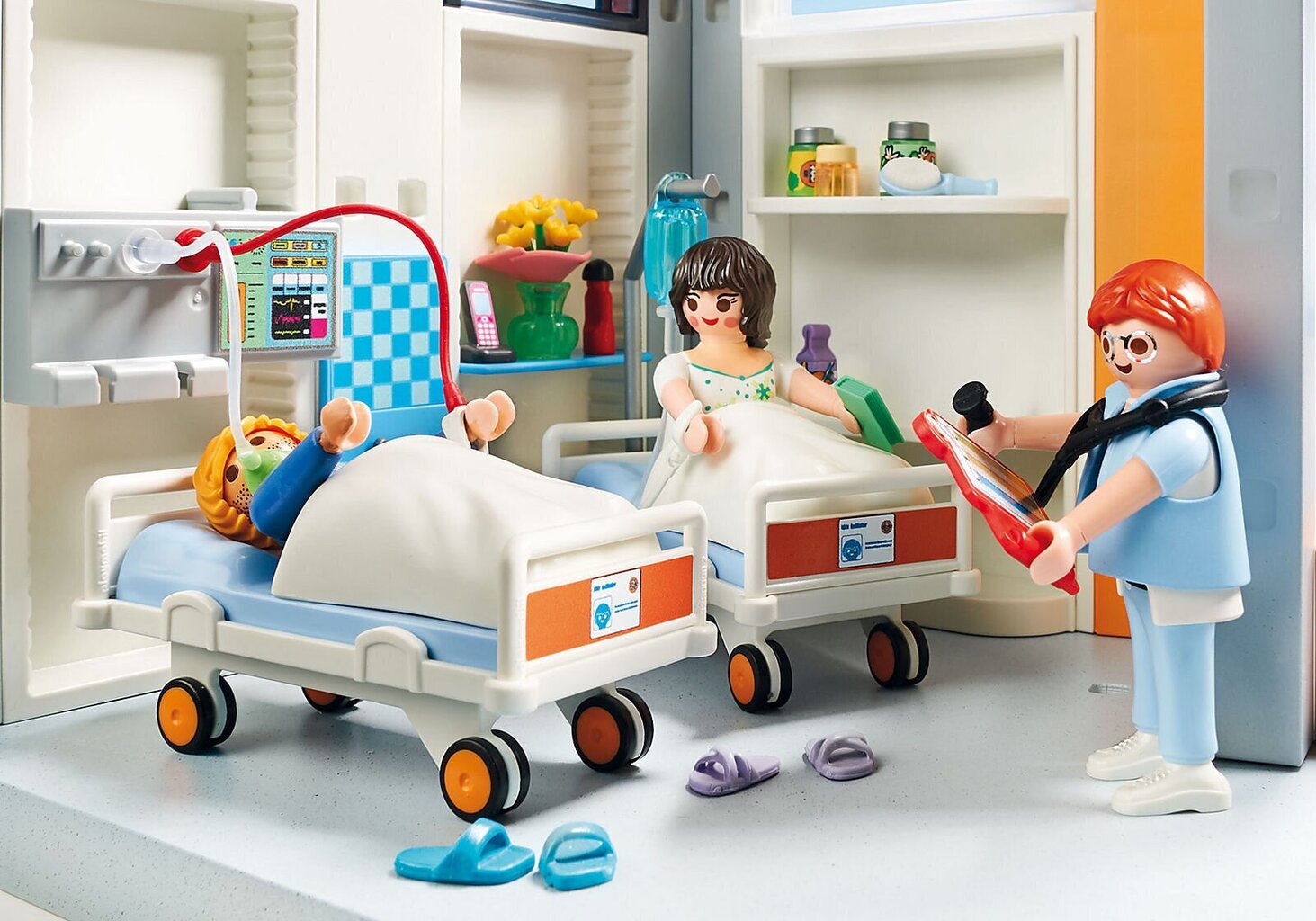 70191 PLAYMOBIL® City Life, Slimnīcas piebūve cena un informācija | Konstruktori | 220.lv