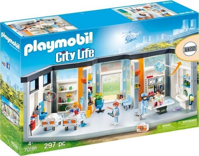 70191 PLAYMOBIL® City Life, Slimnīcas piebūve цена и информация | Konstruktori | 220.lv