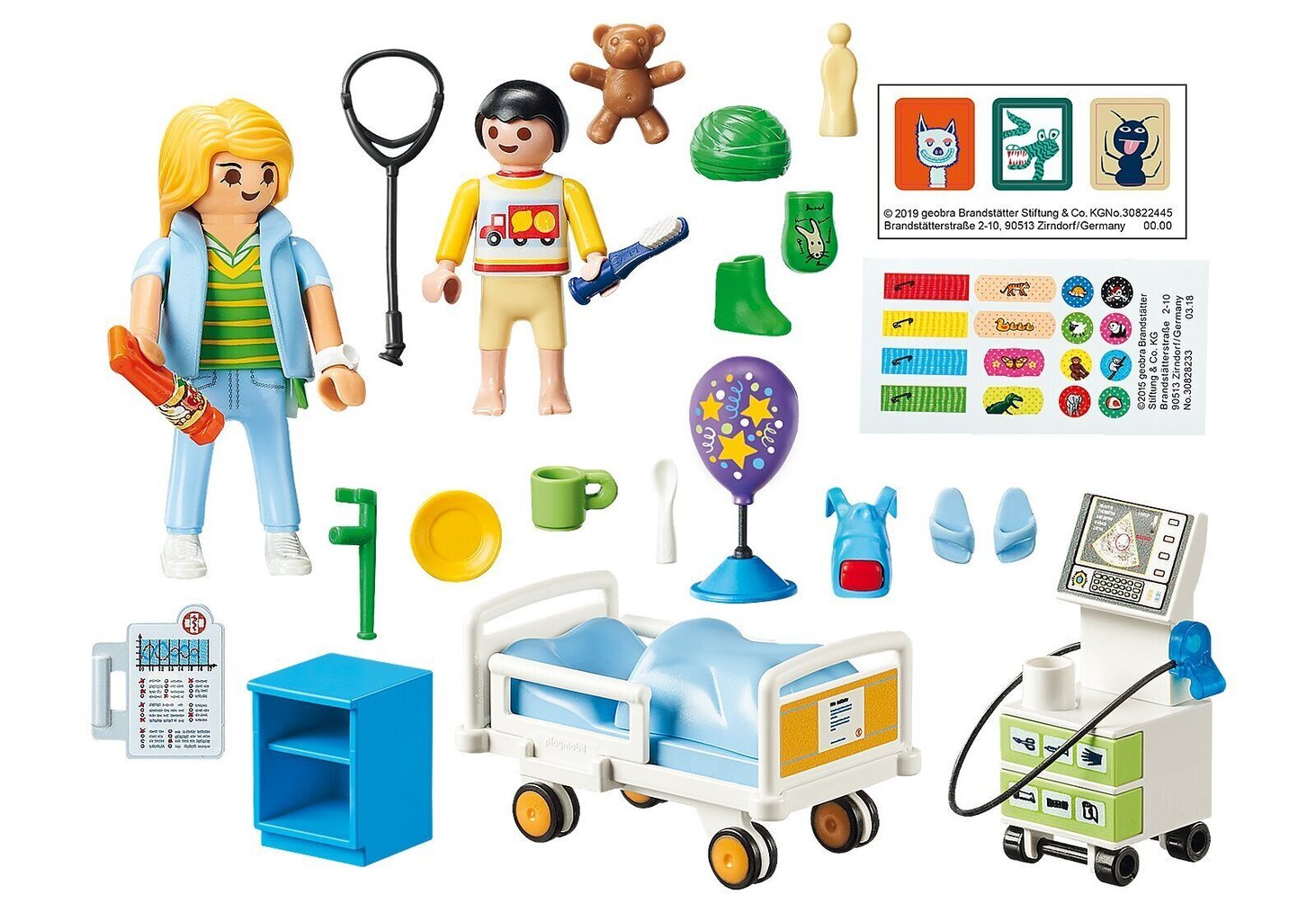 70192 PLAYMOBIL® City Life, Bērnu slimnīcas nodaļa цена и информация | Konstruktori | 220.lv