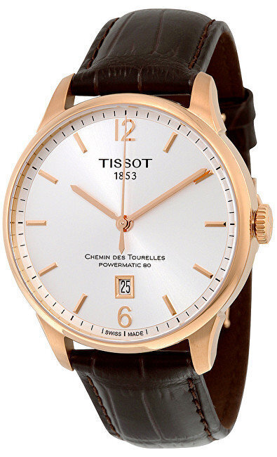 Sieviešu pulkstenis Tissot T-Classic Chemin des Tourelles Powermatic 80 T099.407.36.037.00 cena un informācija | Sieviešu pulksteņi | 220.lv