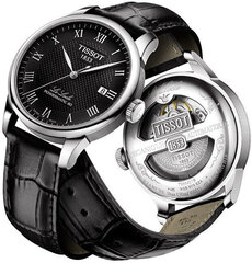Женские часы Tissot T-Classic Le Locle T006.407.16.053.00, черные цена и информация | Мужские часы | 220.lv