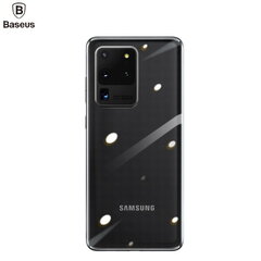 Baseus Simple Series TPU aizmugures maks-apvalks priekš Samsung Galaxy S20 Ultra (G988) Caurspīdīgs цена и информация | Чехлы для телефонов | 220.lv