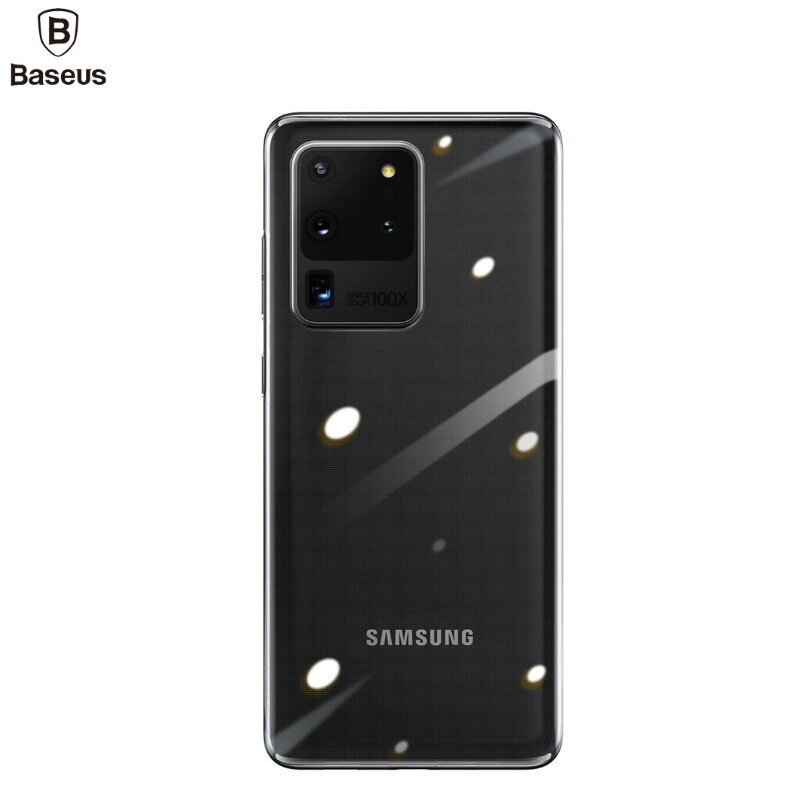 Baseus Simple Series TPU aizmugures maks-apvalks priekš Samsung Galaxy S20 Ultra (G988) Caurspīdīgs цена и информация | Telefonu vāciņi, maciņi | 220.lv