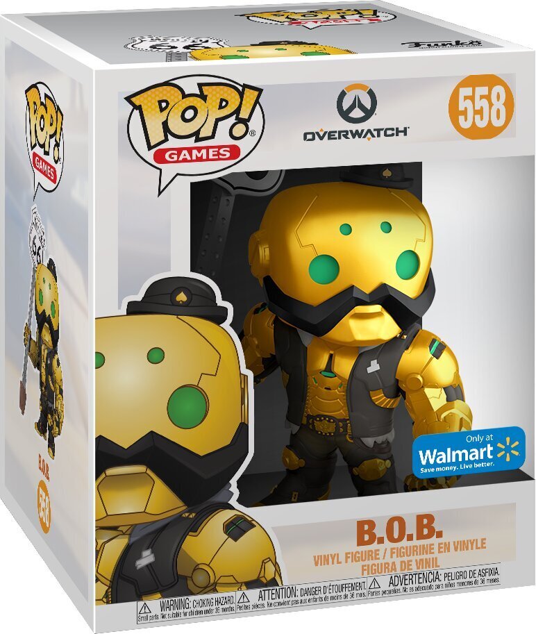 Figūriņa Funko POP! Overwatch Bob Gold Exclusive 15 cm цена и информация | Datorspēļu suvenīri | 220.lv