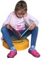 6-u pufu komplekts Wood Garden Smiley Seat Girl Premium, dzeltens цена и информация | Sēžammaisi, klubkrēsli, pufi bērniem | 220.lv
