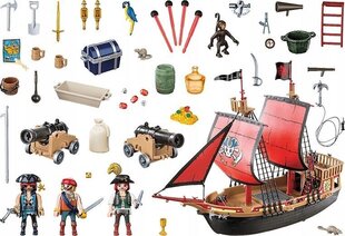 70411 PLAYMOBIL® Pirates Пиратский корабль острова Черепа цена и информация | Kонструкторы | 220.lv