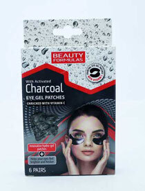 Acu maska-plāksteri Beauty Formulas Charcoal, 6 gab cena un informācija | Sejas maskas, acu maskas | 220.lv