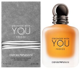 Tualetes ūdens Giorgio Armani Stronger With You Freeze EDT vīriešiem 50 ml cena un informācija | Vīriešu smaržas | 220.lv