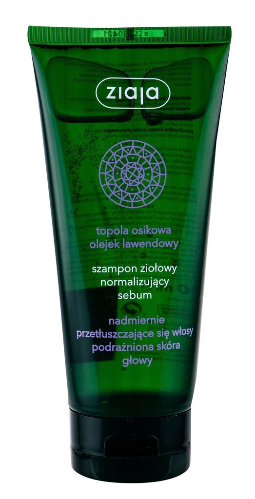 Matu šampūns taukainiem matiem Ziaja Herbal Lavender Oil 200 ml цена и информация | Šampūni | 220.lv