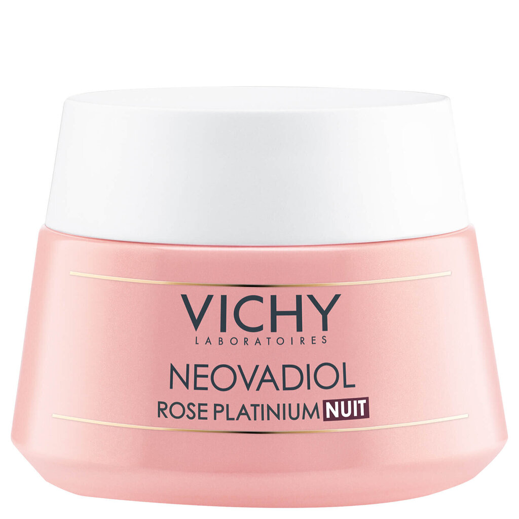 Nakts sejas krēms Vichy Neovadiol Rose Platinum 50 ml cena un informācija | Sejas krēmi | 220.lv