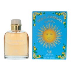 Tualetes ūdens Dolce & Gabbana Light Blue Sun Pour Homme EDT vīriešiem 125 ml цена и информация | Мужские духи | 220.lv