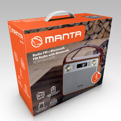 Manta RDI915X FM/BT/USB Capri цена и информация | Радиоприемники и будильники | 220.lv