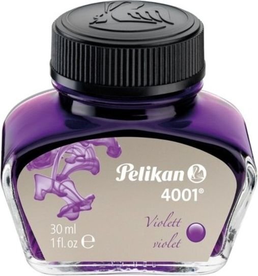 Tinte Pelikan 4001 30ml, violeta цена и информация | Rakstāmpiederumi | 220.lv