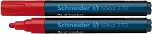 Маркер Schneider 270 на масляной основе, красный 1-3 мм цена и информация | Письменные принадлежности | 220.lv