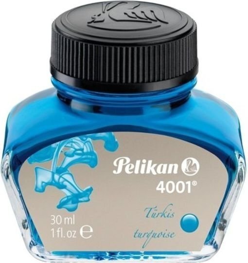 Tinte Pelikan 4001 30ml tirkīza krāsas цена и информация | Rakstāmpiederumi | 220.lv