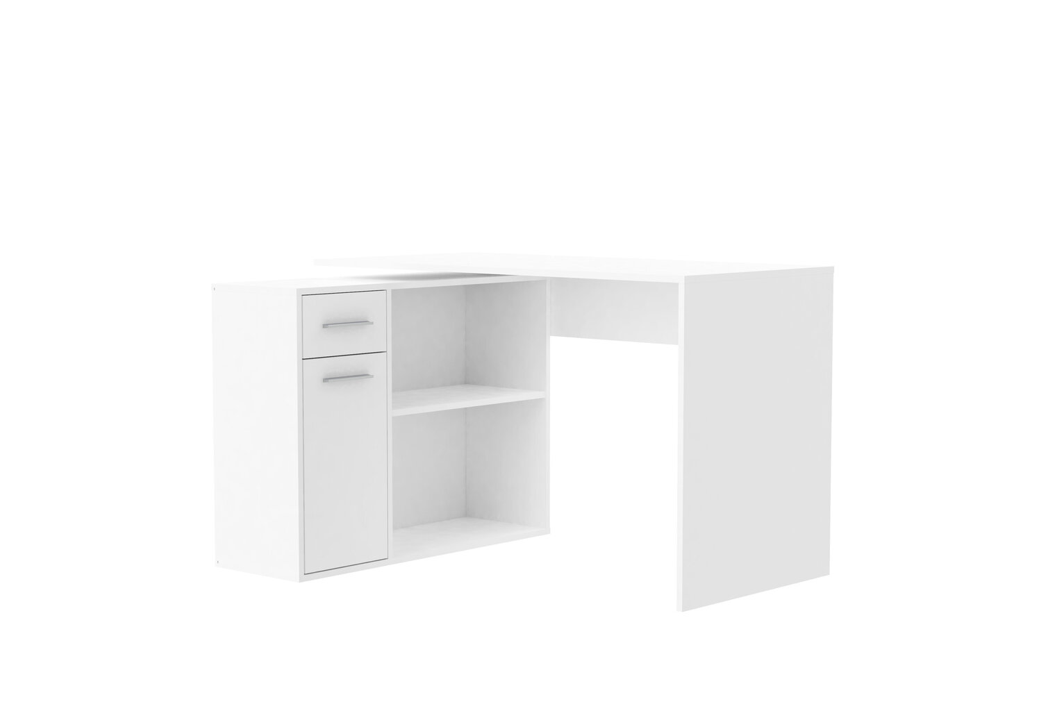 Rakstāmgalds Adrk Furniture Saulo, balts cena un informācija | Datorgaldi, rakstāmgaldi, biroja galdi | 220.lv