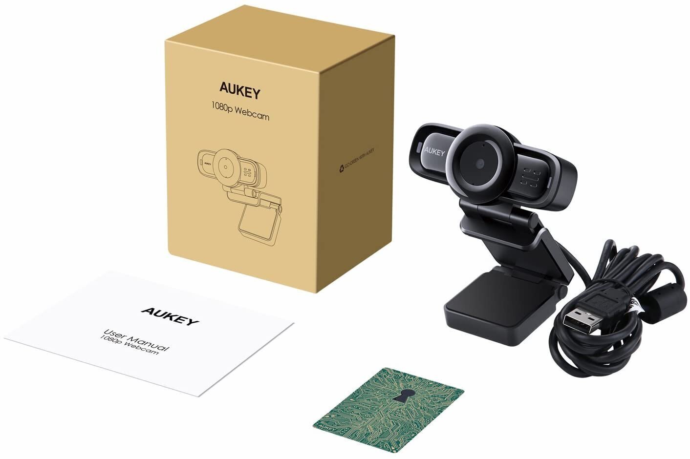 Aukey PC-LM3 цена и информация | Datoru (WEB) kameras | 220.lv