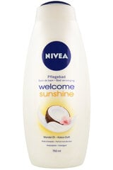 Krēmveida dušas želeja Nivea Welcome Sunshine 750 ml cena un informācija | Dušas želejas, eļļas | 220.lv