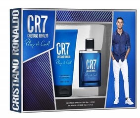 Komplekts vīriešiem Cristiano Ronaldo CR7 Play it Cool: tualetes ūdens EDT vīriešiem 30 ml + dušas želeja 150 ml cena un informācija | Vīriešu smaržas | 220.lv