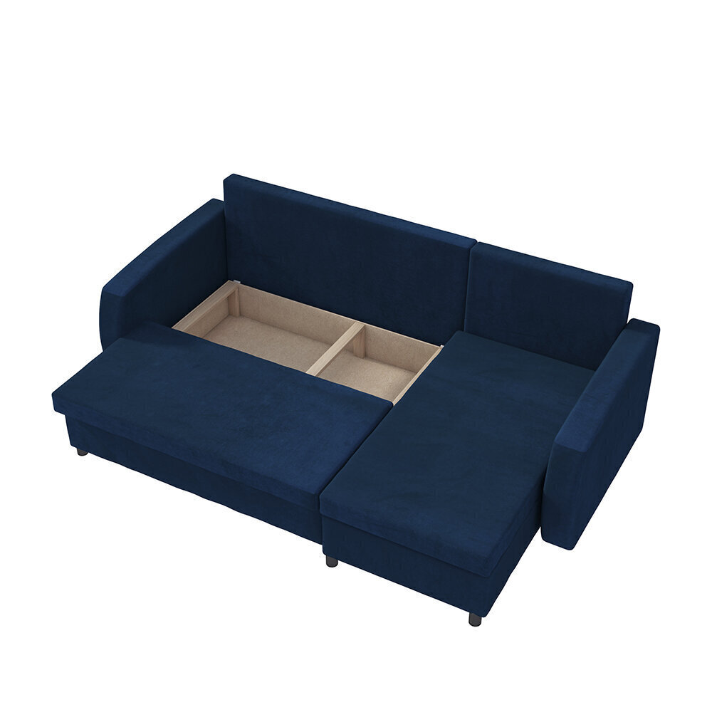 Universāls stūra dīvāns Selsey Sobews, zils cena un informācija | Stūra dīvāni | 220.lv