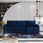Universāls stūra dīvāns Selsey Sobews, zils cena un informācija | Stūra dīvāni | 220.lv