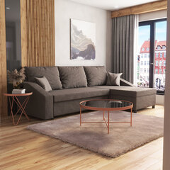 Universālais stūra dīvāns Selsey Morabod, pelēks cena un informācija | Stūra dīvāni | 220.lv