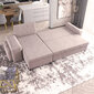 Universāls stūra dīvāns Selsey Levebre ar pufiem, gaišas smilškrāsas цена и информация | Stūra dīvāni | 220.lv