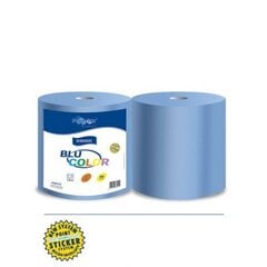 Industriālais papīrs BOBBINA BLUE 3-kārt., 800 loksnes, 192 m cena un informācija | Tualetes papīrs, papīra dvieļi | 220.lv