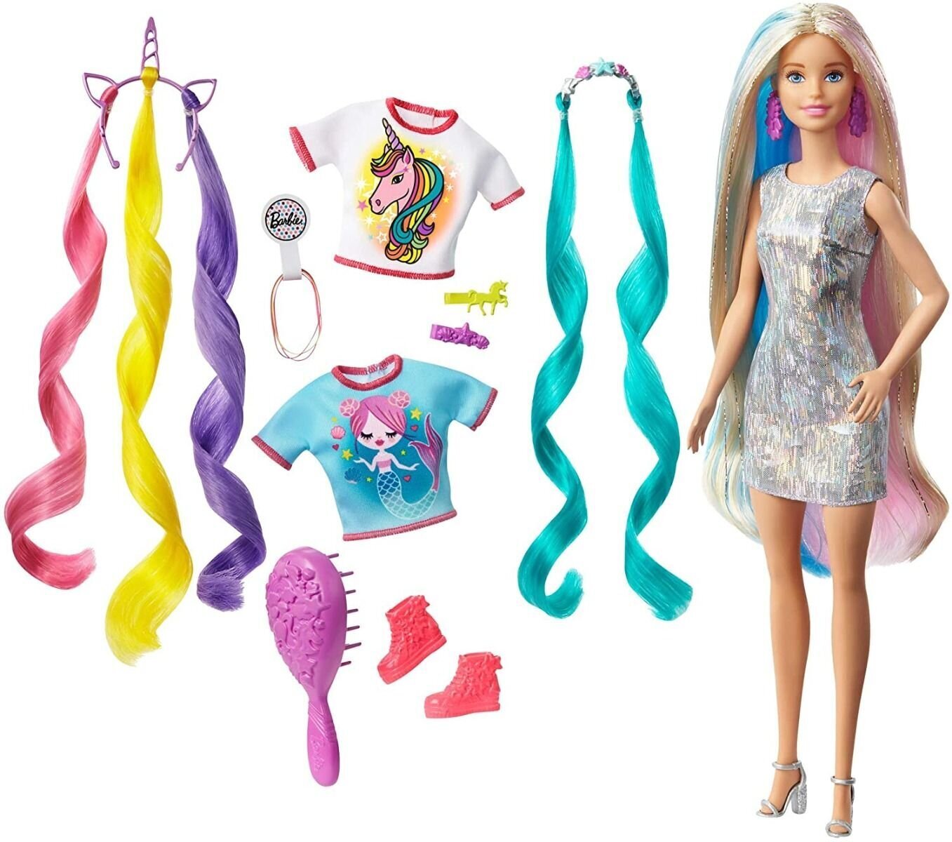 Lelle Barbie ar fantastiskiem matiem Mattel, GHN04 cena | 220.lv