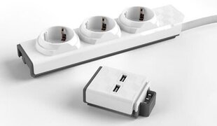 Pagarinātājs Allocacoc PowerStrip 1 m цена и информация | Удлинители | 220.lv