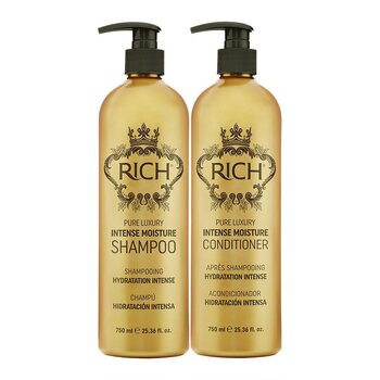 Интенсивно увлажняющий шампунь, RICH Intense Moisture Shampoo 750 мл + Интенсивно увлажняющий бальзам, RICH Intense Moisture Conditioner 750 мл цена и информация | Шампуни | 220.lv