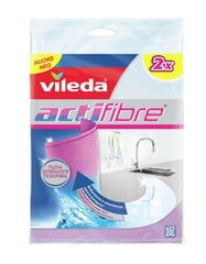 VILEDA mikrošķiedras audums ACTIFIBER, 2 gab. cena un informācija | Vileda Mājsaimniecības preces | 220.lv