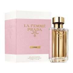 Tualetes ūdens Prada La Femme L'Eau EDT sievietēm 50 ml cena un informācija | Sieviešu smaržas | 220.lv