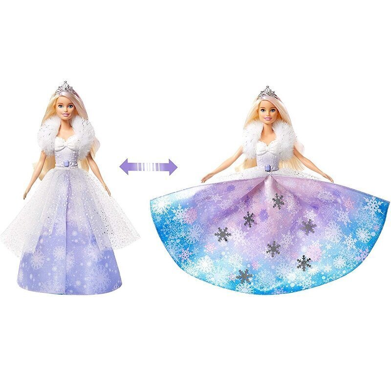 Lelle Bārbija ziemas princese Dreamtopia, GKH26 cena un informācija | Rotaļlietas meitenēm | 220.lv