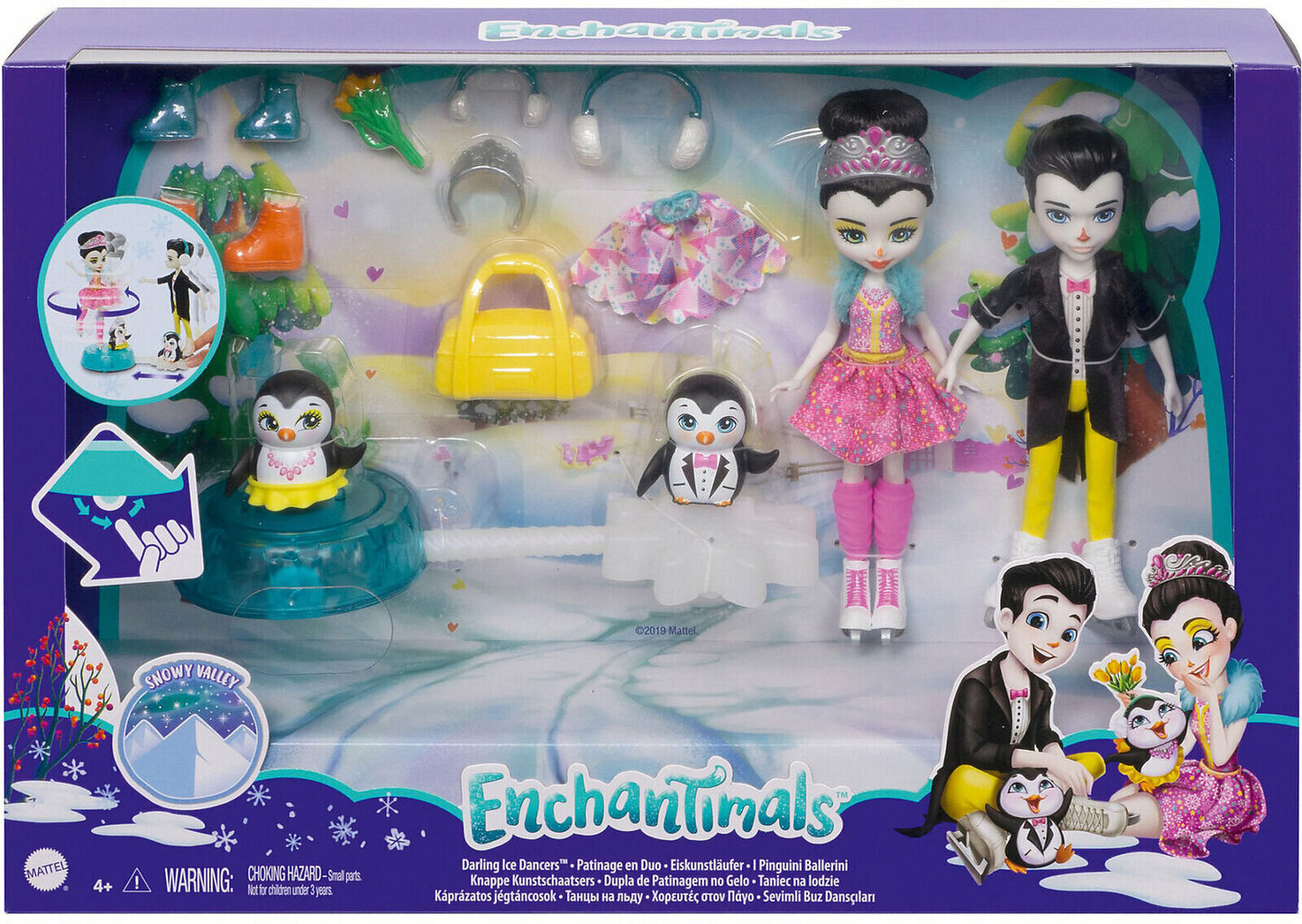 Enchantimals komplekts Dejas uz ledus Mattel, GJX49 cena un informācija | Rotaļlietas meitenēm | 220.lv