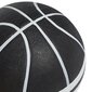 Adidas bumba 3S RUBBER X Melna Balta cena un informācija | Basketbola bumbas | 220.lv